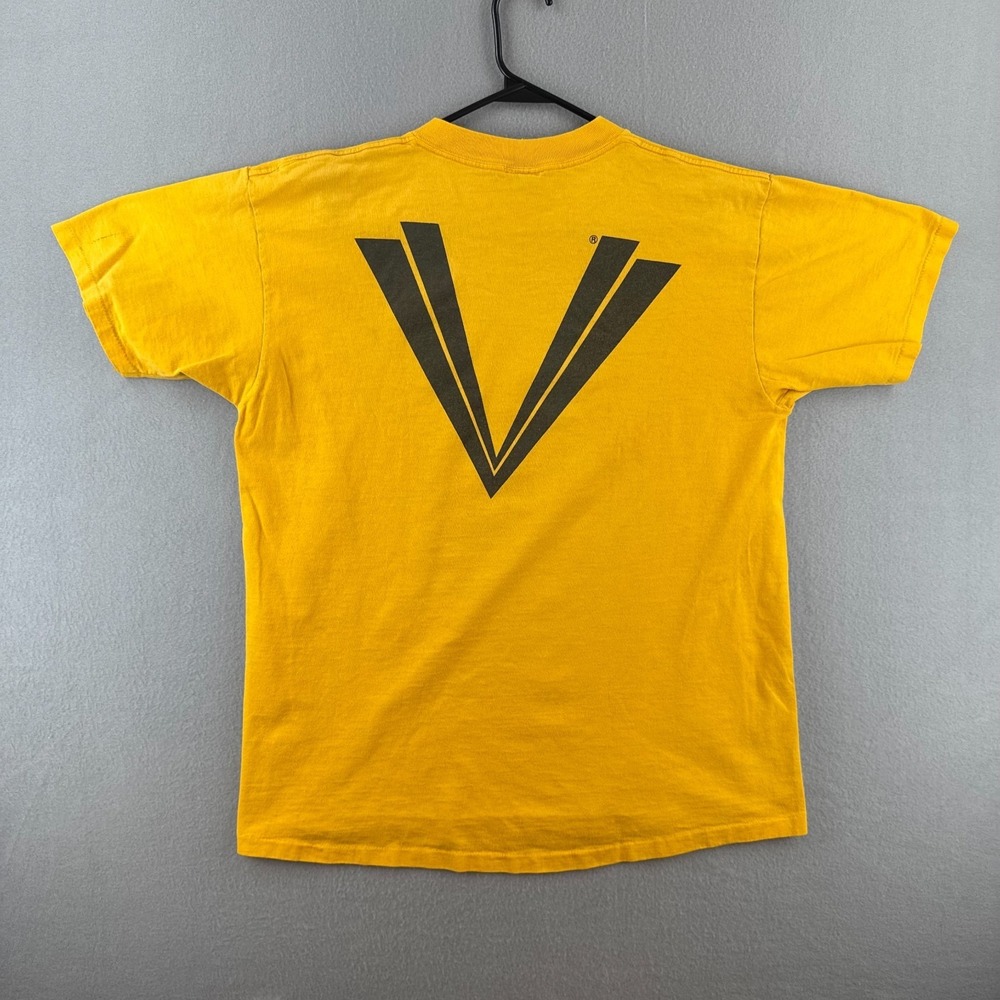 Vintage Vanderbilt University Shirt Mens Large Yellow Single Stitch 90s USA - Picture 9 of 16